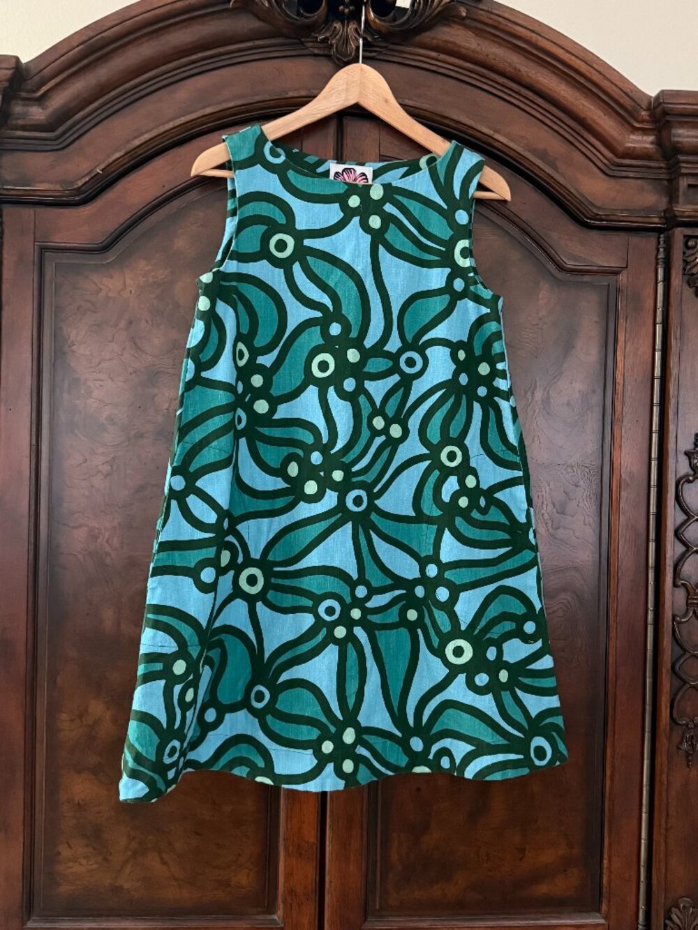 Lesley Evers - Juniper Green Chicka Boom Dress - Size Small